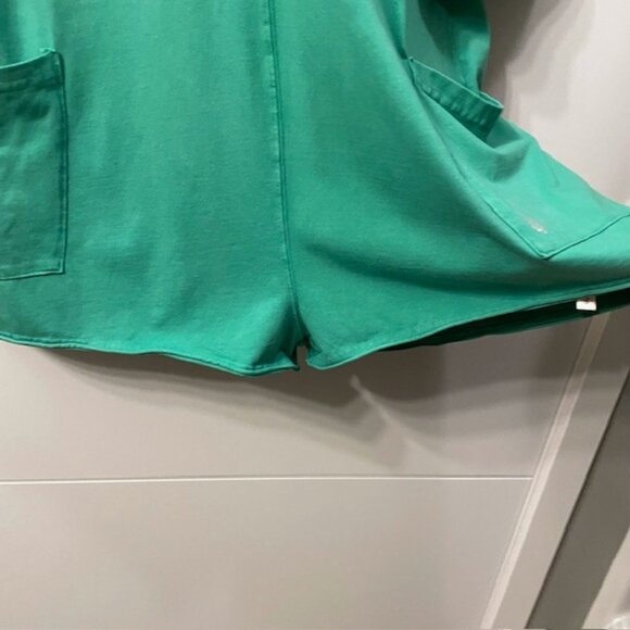 Free People Hot Shot Tee Romper Green Size XS - Picture 8 of 16